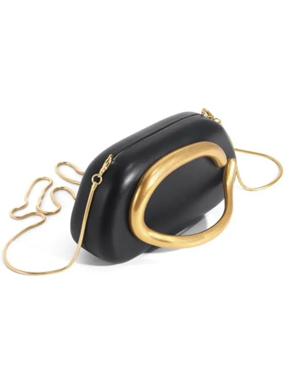Womens Top Handle Bag Acrylic Handle Purse Crossbody Clutch Handbag Retro